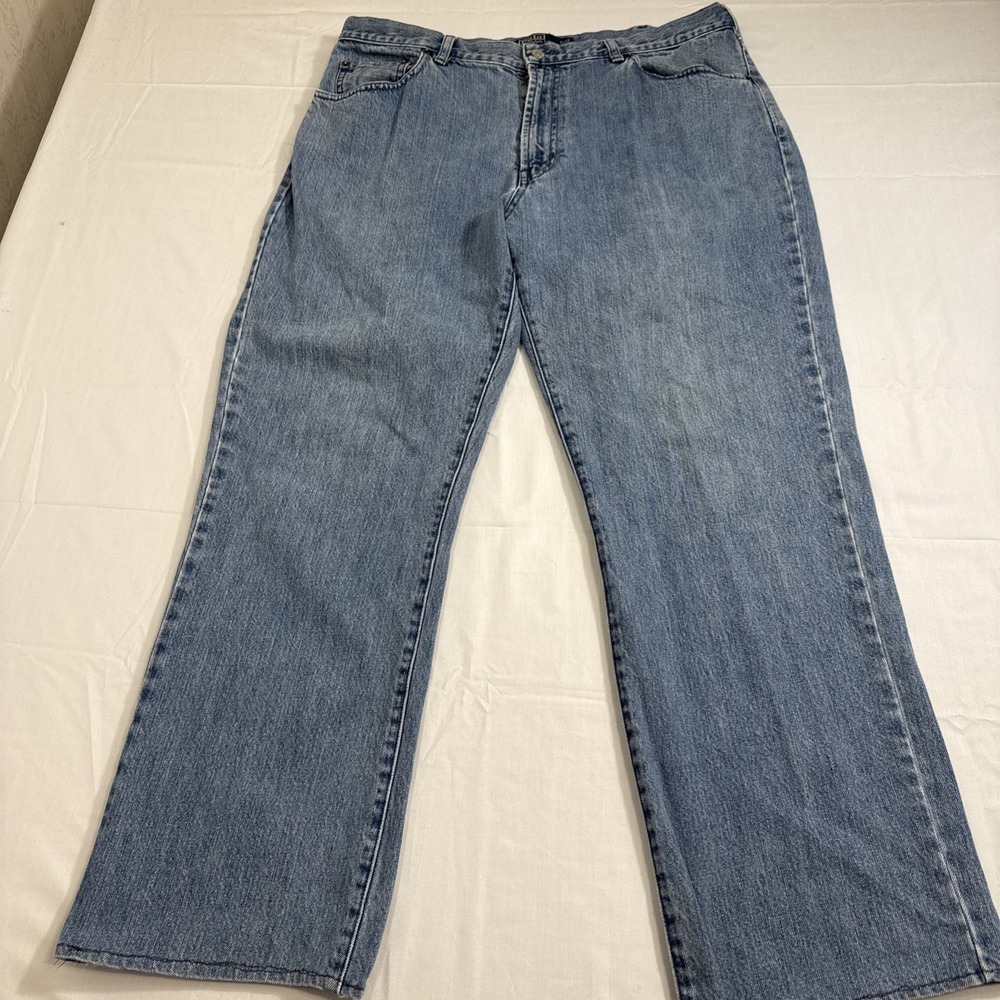 JEANS STRAIGHT Polo Ralph Lauren Men's 36x30 Blue Hampton Relaxed Leg Denim